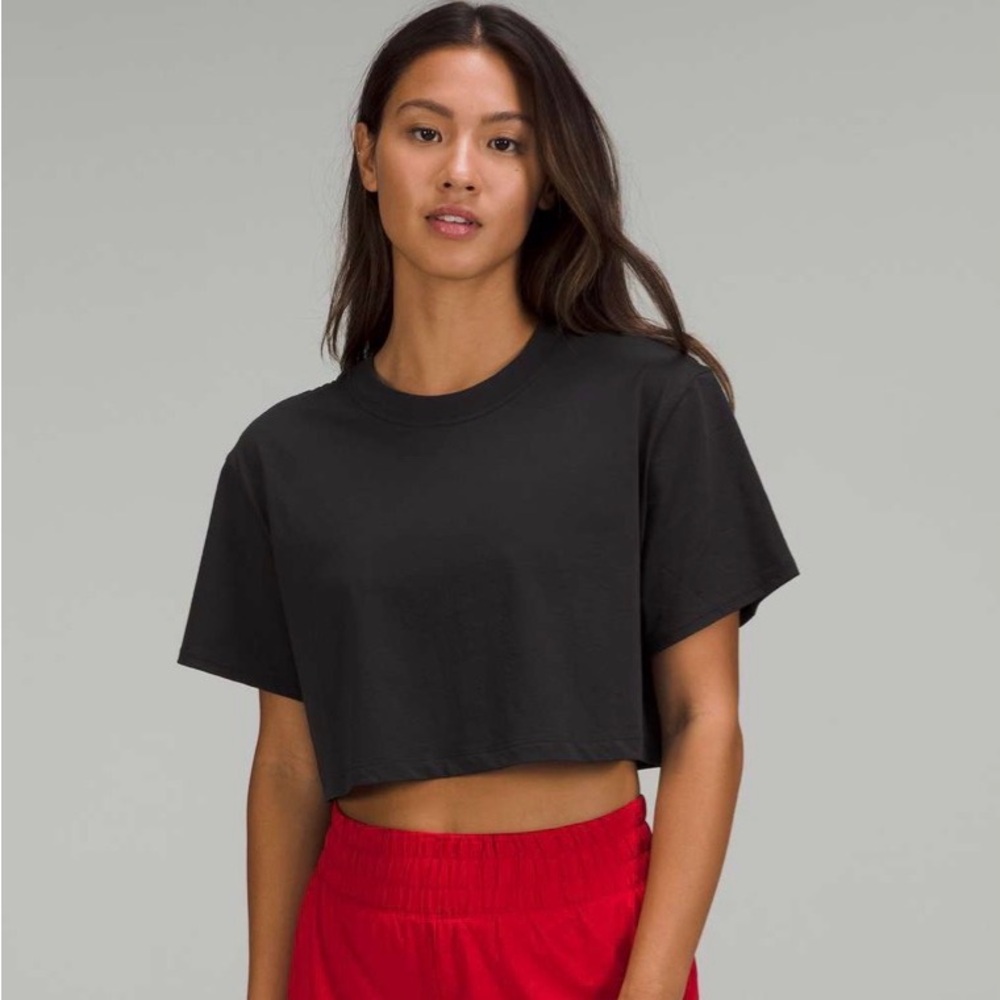 lululemon all yours crop tee